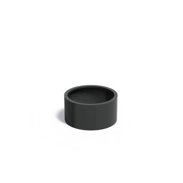 Aluminium plantenbak Ø80x40cm - Zonder bodem, Rond, Nieuw, Metaal, 60 tot 100 cm