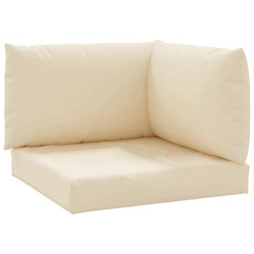 Palletkussens 3 st beige: Pimp je terras voor een prikje!..., Verzenden, Zo goed als nieuw, Overige materialen