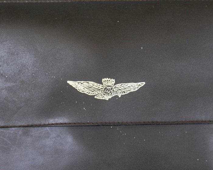 Pilota - Aeronautica Militare - Sac à main, Antiquités & Art, Antiquités | Assiettes décoratives & Carrelages