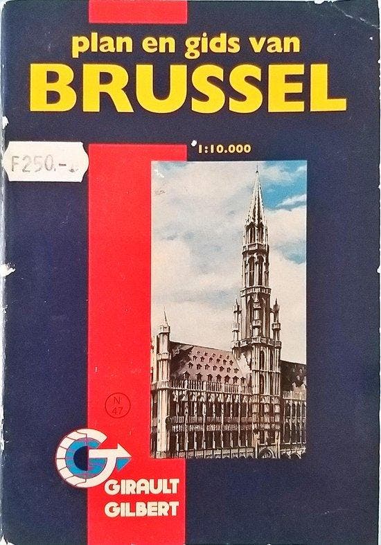 Plan en gids van Brussel / Stadsplannen en gidsen Brussel /, Livres, Livres Autre, Envoi