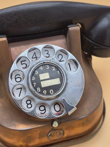 Atea RTT 56B - Analoge telefoon - Koper, Bakeliet