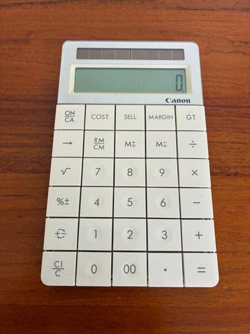 Canon X-Mark I Solar Executive Calculator - Computer, Nieuw