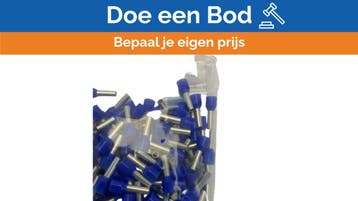Bieden: Insulated Wire End Ferrule 2.5/14mm Blue - Marine G, Ophalen of Verzenden