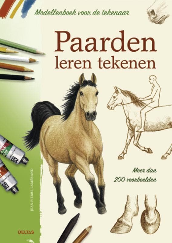 Paarden leren tekenen / Modellenboek voor de tekenaar, Boeken, Hobby en Vrije tijd, Gelezen, Verzenden
