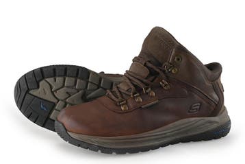 Skechers Veterboots in maat 43 Bruin, Kleding | Heren, Schoenen, Bruin, Verzenden, Boots, Skechers