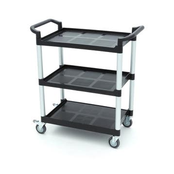 Serveerwagen | Aluminium/Kunststof | Aluminium constructie, Verzenden, Nieuw in verpakking