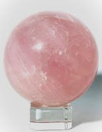 *** Sans réserve *** Sphère premium en quartz rose – Un