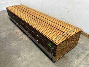 Veiling - 25x ThermoWood Ayous Rib3 gevelbekleding 360x14x1,