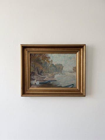 Wilhelm Legler (1875–1951) - Atmosphärische Flusslandschaft