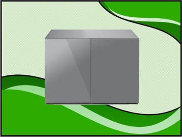 Glossy 100cm aquarium meubel grijs (kasten, Meubels), Verzenden, Nieuw, Plant(en), Steen of Hout