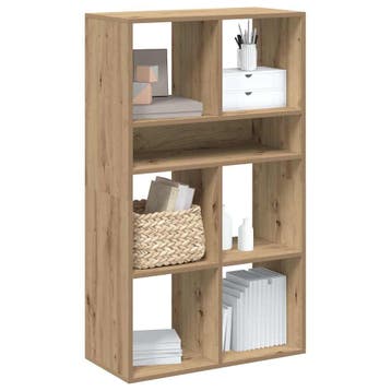 vidaXL Boekenkast 66x31x112 cm bewerkt hout artisanaal, Verzenden, Nieuw