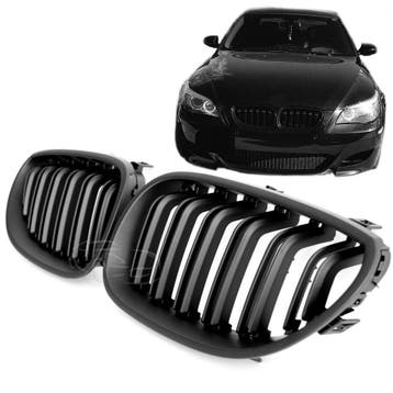 Sportieve Grille geschikt voor BMW 5-Serie E60 en E61 dubbel, Verzenden, Nieuw