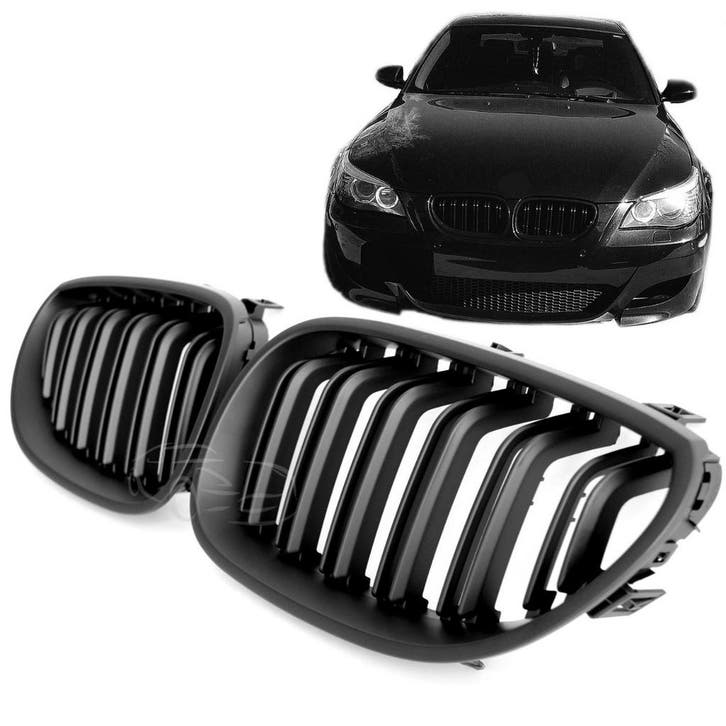 Sportieve Grille geschikt voor BMW 5-Serie E60 en E61 dubbel, Autos : Divers, Accessoires de voiture, Envoi