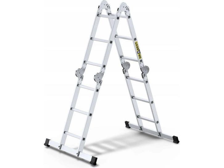 Drabest PRO - Multifunctionele ladder - 4x3 treden met, Bricolage & Construction, Échelles & Escaliers, Envoi