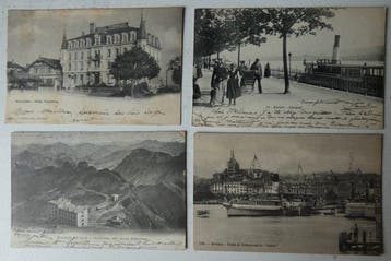 Zwitserland - Stad en Landschap - Ansichtkaart (700) -, Verzamelen, Gelopen