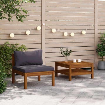 Loungeset donkergrijs | Tweede kansje | OP = OP, Tuin en Terras, Tuinsets en Loungesets, Verzenden, Zo goed als nieuw, Loungeset