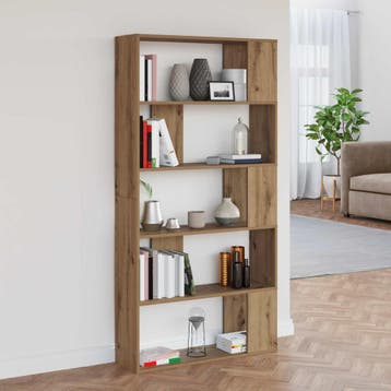 vidaXL Boekenkast 80 x 24 x 159 cm Bewerkt hout Artisan, Verzenden, Nieuw
