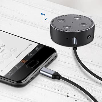 USB-C naar 3.5mm AUX Kabel Verguld Audio Jack Type C 0.5, Verzenden, Nieuw