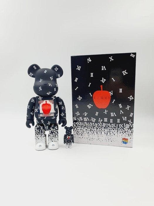 Medicom Toy - Be@rbrick 400% + 100% Shareef Bearbrick 2023, Antiquités & Art, Art | Objets design