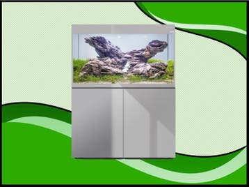Aquael Glossy 100 grijs aquarium set inclusief glossy meubel, Verzenden, Nieuw