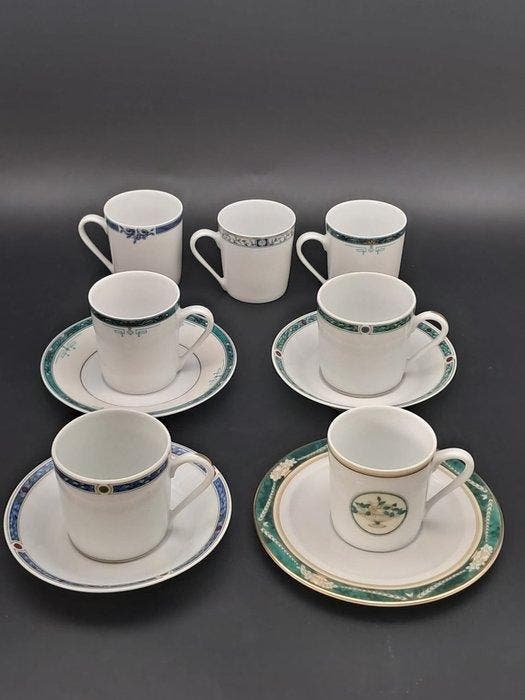 Haviland, Phillip Deshouliers, Sologne - Drinkservies (7) -, Antiquités & Art, Antiquités | Meubles | Tables