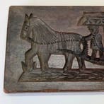 Vroege Speculaasplank Paardentram - Panneau - Bois