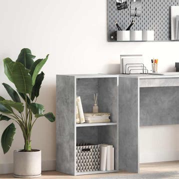 vidaXL Boekenkast met 2 schappen 40x30x76,5 cm bewerkt hout, Verzenden, Nieuw
