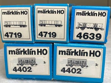Märklin H0 - 4719, 4639,4402 - Modeltrein goederenwagonset, Nieuw