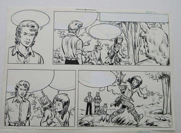 studio Vandersteen - 1 Original page - Bessy, Livres