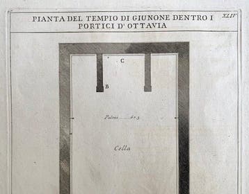 Giovanni Battista Piranesi (1720-1778) - Pianta del Tempio