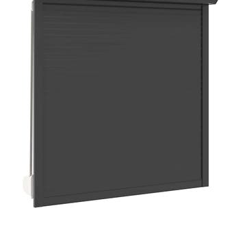 vidaXL Rolluik Antraciet 130 x 140 cm Aluminium en, Verzenden, Nieuw