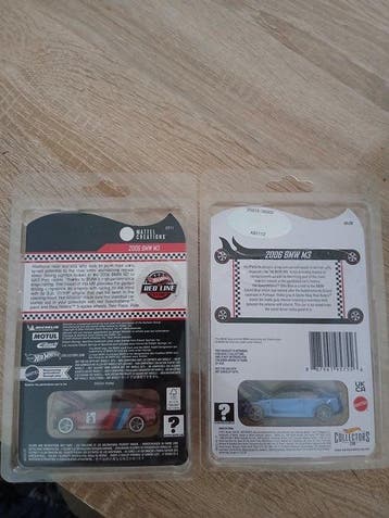 Hot Wheels 1:64 - Modelauto (2) - 2006 BMW M3 - RLC, Nieuw