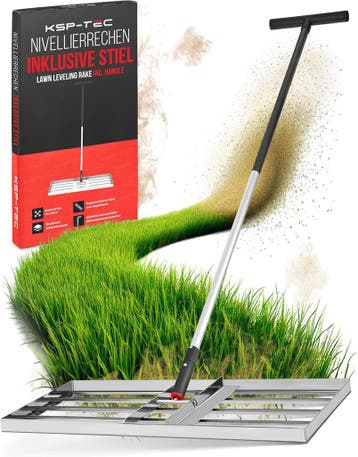 Gazonrakel 75x35cm + steel | Retour deal | Snel weg!, Verzenden