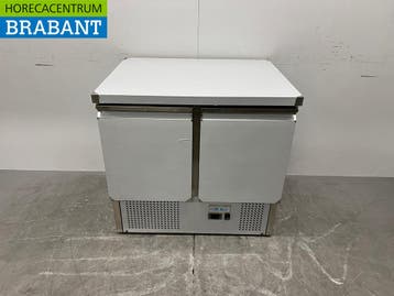 Table de travail réfrigérée Forcold en acier inoxydable, 2, Verzenden