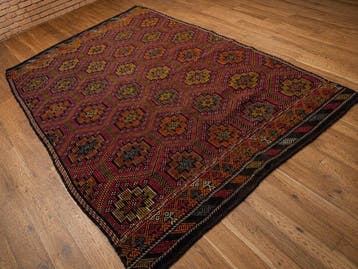 Usak - Kelim - 310 cm - 194 cm - Handgeweven Anatolische, Nieuw