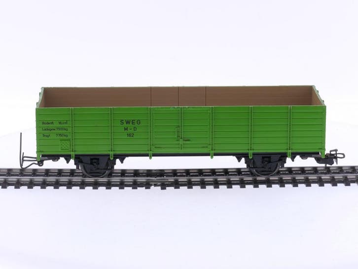 Schaal 0e Märklin 4451 hogebordwagen van de SWEG #5869, Hobby en Vrije tijd, Modeltreinen | Overige schalen, Wisselstroom, Analoog