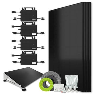 Zonnepanelen pakket voor platdak - 1.7 kW - 4x 430, Ophalen of Verzenden
