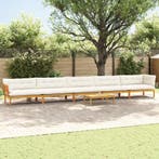 vidaXL 6 Stuk Tuinpallet Sofa Eenheden Massief Acacia Hout, Verzenden, Nieuw