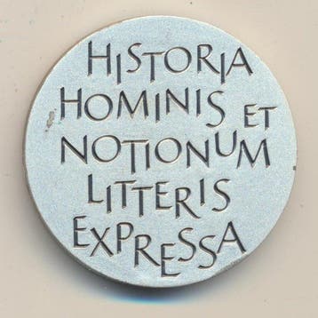 Zweden. Medal Henrik Schück XX cent., Hallmarked silver