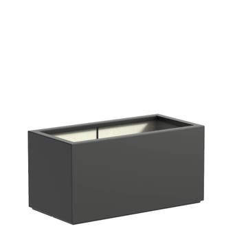 Polyester plantenbak 100x50x50cm - Met bodem, Kunststof, 100 cm of meer, Nieuw, Rechthoekig
