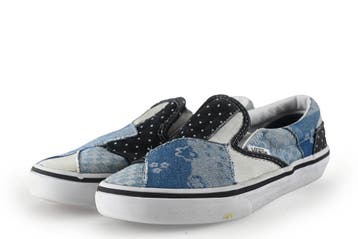 Vans Instappers Jongens in maat 33 Blauw, Verzenden, Schoenen