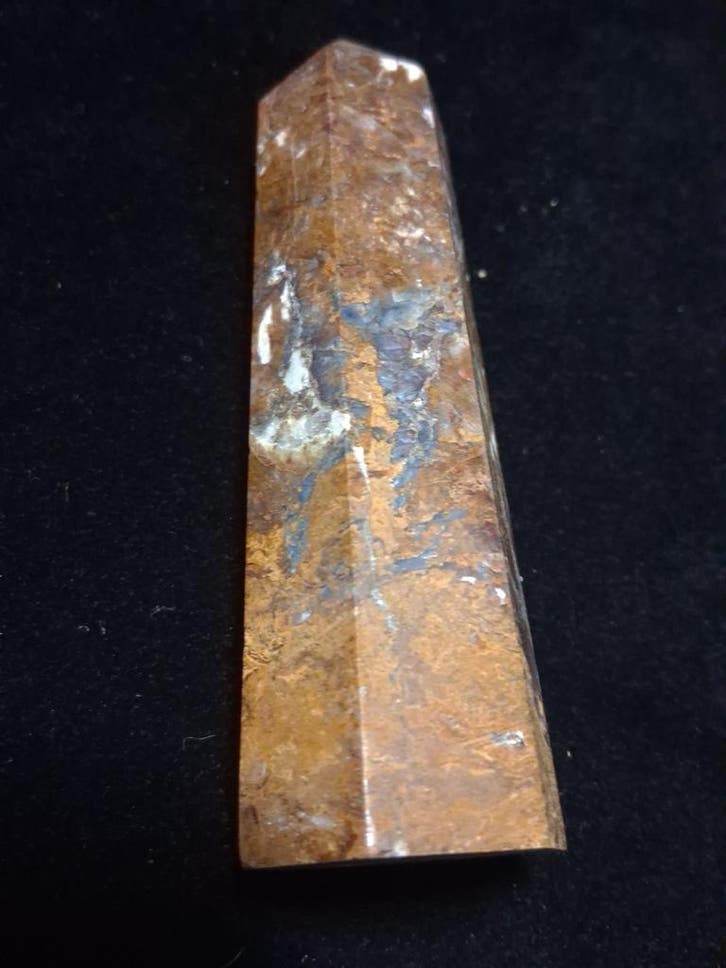 Natural Brown Agate tower - 10.25 cm - brown agate, Handtassen en Accessoires, Overige Accessoires, Nieuw, Verzenden