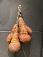 1930 - Antique Boxing gloves, - Knockout - Vintage, Verzamelen, Nieuw