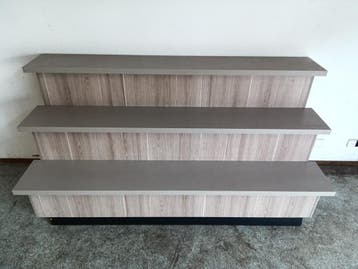 Bloemenrek met 3 etages – B200 x D80 x H102 cm, Nieuw in verpakking