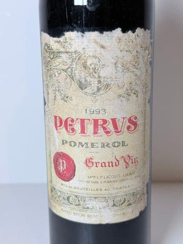 1993 Petrus - Pomerol - 1 Bouteille (0,75 l), Nieuw