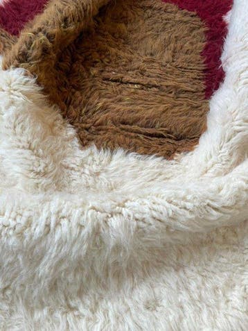 Handgemaakt Berber tapijt uit Mrirt – Abstract patroon –, Nieuw