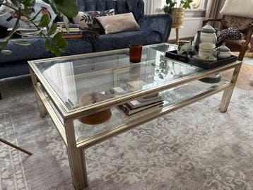Table - Verre - Pierre Vandel table basse