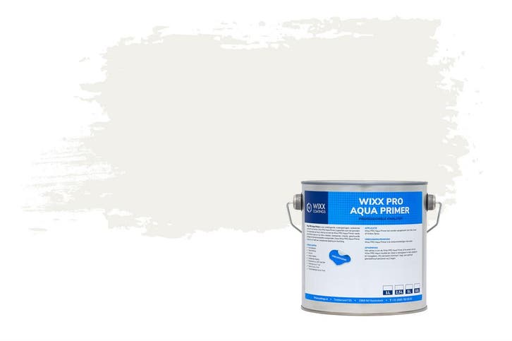 Wixx PRO Aqua Primer RAL 9016 | Verkeerswit 2.5L, Bricolage & Construction, Peinture, Vernis & Laque, Envoi