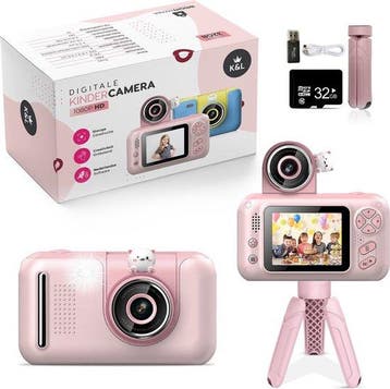 2dekans | K&L Digitale Kindercamera Kids - Kinder vlog, Ophalen of Verzenden