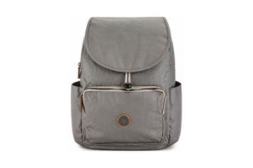 Kipling Rugzak Grijs, Handtassen en Accessoires, Tassen | Rugtassen, Kipling, Verzenden, 25 tot 40 cm, Zo goed als nieuw